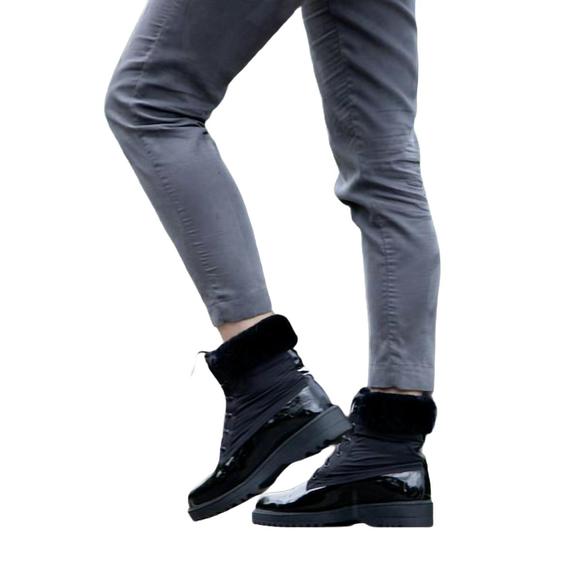 NEW CLOUD NINE ladies brooke boot with sheepskin in black - Picture 6 of 6